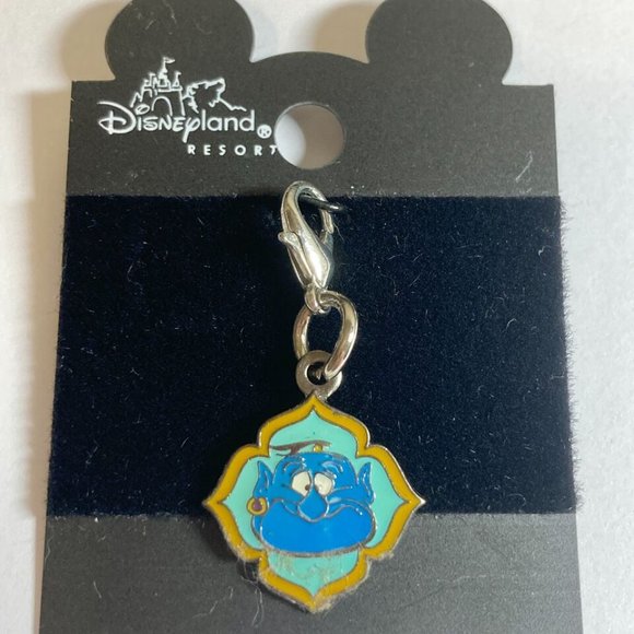 Vintage Disney Aladdin Genie Jasmine Clip On Charm Zipper Pull Purse Signed - Picture 2 of 9